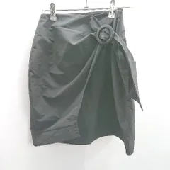 ◇ Φ◎●未使用●Θ EMODA エモダ ミニ 台形 スカート サイズ M ブラック レディース E  【1502030042917】