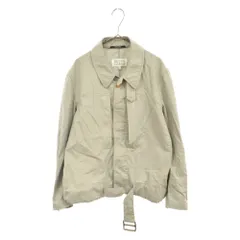 Maison Margiela (メゾンマルジェラ) 22SS S51AM0454 ライトブルー 短丈ジャケット ベルト付きのサムネイル