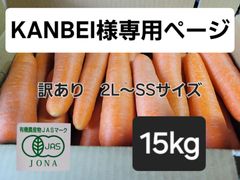 KANBEI様専用ページ　有機人参　訳あり　15kg