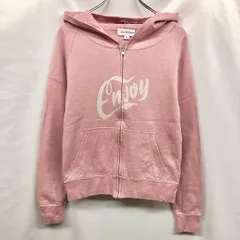 【中古】[印象AB] JILL STUART ジルスチュアート スウェット / パーカー レディース S ピンク 綿100% ラグランスリーブ スリムフィット 若干薄手 ジップアップ Enjoy 裏毛 長袖のサムネイル