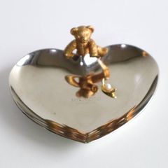 ミキモト 「GINZA BEAR」 トレイ パール付き ジュエリートレイ ベア