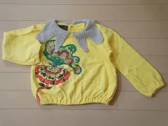 バックアレイ BACK ALLEY ブーフーウー 子供服 女の子 女児 アメカジ 長袖 トレーナー プルオーバー 110cm ★3 キッズ 【中古】 ユーズド ガールズ アウトレット リサイクル 古着 こども服