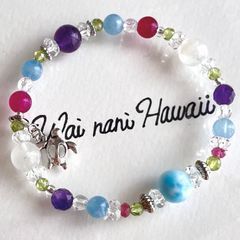 ラリマー9mm 『 Healing Lei 海色』パワーストーンブレスレット