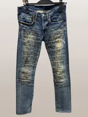 希少　ヒステリックグラマー　RAMONES パッチ付きデニム　ヴィンテージ 希少 ヒステリックグラマー RAMONES パッチ付きデニム