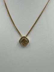 ディオール　ネックレス　ゴールド　CDロゴ