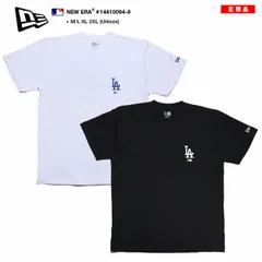 ニューエラ Tシャツ 半袖 メンズ MLB Dodgers LA ロゴ ドジャース 公式 おしゃれ かっこいい 袖ロゴ 定番ロゴ ビッグシルエット b系 ヒップホップ ファッション ストリート系 ブランド 服 14410094-8