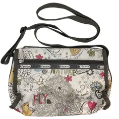 レスポートサック LeSportsac ショルダー バッグ 斜め掛け ポシェット 花柄 NATURE FLY ロゴ
