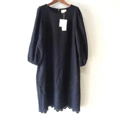 #wnc ローズティアラ Rose Tiara ワンピース 42 黒 大きいサイズ レース タグ付き 新品同様 レディース [808221]