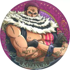 【中古】バッジ・ピンズ シャーロット・カタクリ 「ワンピース バースデージュエリー缶バッジ 11月」 麦わらストア限定