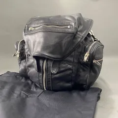 Fb9 Alexander Wang アレキサンダーワン 3way リュック バックパック ブラック レザー 本革 ソフトレザー 黒 BACKPACKのサムネイル