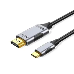 USB Type C HDMI 変換ケーブル 4K@60Hz/2m 映像出力接続ケーブル タイプc hdmi 変換アダプタ【単方向伝送】 40Gbps転送 Thunderbolt 3/ MacBook/Galaxy/Huawei/Surface/Chrom