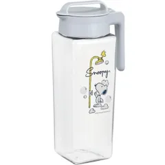 冷水筒 麦茶ポット スヌーピー タテヨコ スクエア 四角 2.1L K1298 SW  ピッチャー 水差し