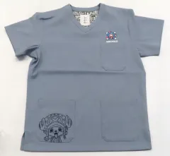 【中古】アウターウェア トニートニー・チョッパー スクラブトップス ブルー Lサイズ 「ワンピース×Scrub Canvas Club」