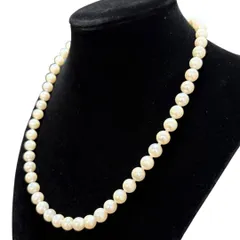 アコヤパール ネックレス 本真珠 シルバー金具 SV アコヤ真珠 あこや アクセサリー 7mm 43cm レディース