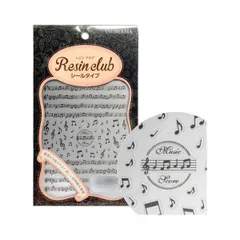 レジンクラブ　レジンシール　楽譜と音符　RC-SCO-101