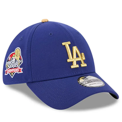 [海外限定] MLB公式　メンズ ロサンゼルス ドジャース ニュー エラ ロイヤル 2025 ゴールド コレクション 39THIRTY フレックス ハット