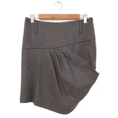 美品ブルネロクチネリBRUNELLOCUCINELLI スカート両端モニーレ