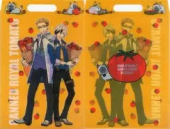 【中古】同人アクセサリー・小物系 【テイルズ】手提げクリアファイル ユリウス＆ルドガー(べにやま) ロイヤルトマト缶/寿座