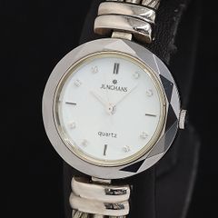 美品 稼働品》 ユンハンス レディース腕時計 8Pストーン 防水 クオーツ