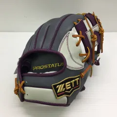 中古品 ゼット ZETT プロステイタス 軟式 内野手用オーダーグローブ