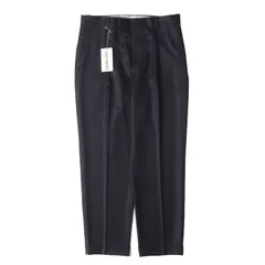 WACKO MARIA/DORMEUIL / STRIPED DOUBLE PLEATED TROUSERS（GRAY