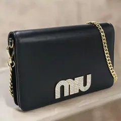 正規品♡miumiu♡ミュウミュウ マトラッセ ショルダーウォレット チェーン 楽天市場】ミュウミュウ チェーンウォレット（バッグ・小物