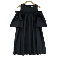 LANVIN en Bleu ランバンオンブルー オフショルダーデザイン フレア ミニワンピース size38/ブラック