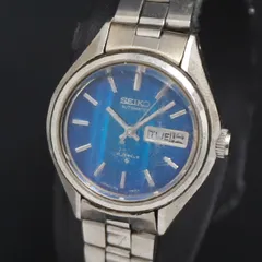 稼働 AT セイコー 21石 2706-0300 青文字盤 デイデイト レディース腕時計 2000000 NSK KRK