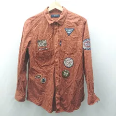 ◇ Θ drug store's 無地 長袖 長袖シャツ サイズ3 ダークレッド系 レディース メンズ E  【1506300032684】のサムネイル