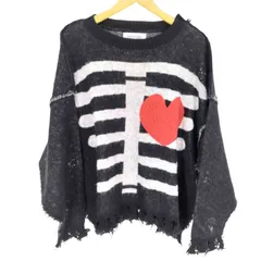 ディスカバード DISCOVERED モヘア混 HEARTBONE KNIT メンズ JPN：3 のサムネイル