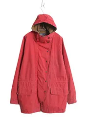 【お得なクーポン配布中!】 90s ポロ ラルフローレン コットン マウンテンパーカー ジャケット メンズ L 古着 オールド マンパ ハーフコート フランネル ライナー付き