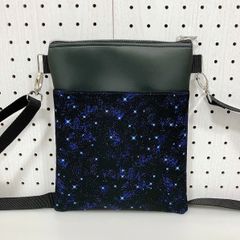 ハンドメイド＊推し活痛バ サコッシュ 宇宙(837)