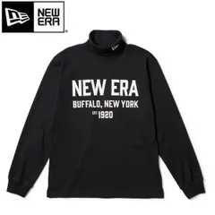 ニューエラ ゴルフ 長袖 タートルネック ウォーム Tシャツ ブラック NEW ERA (14669853) 2025年秋冬モデル
