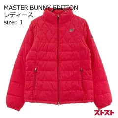 ★美品★MASTER BUNNY EDITION レディース ダウン　サイズ2 MASTER BUNNY EDITION マスターバニーbyパーリーゲイツ 防風/撥