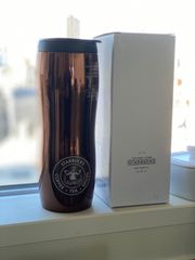 スターバックス　北米シアトル1号店限定　ステンレスタンブラー シャイニーブラウン