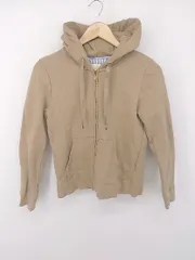 ◇ any SiS エニィスィス ロゴ刺繍 ジップアップ 長袖 パーカー サイズ2 ブラウン系 レディース E  【1302160024179】