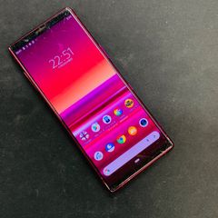 訳あり品】Xperia 5 SoftbankSIMロック解除済 64GB 901SO ワインレッド