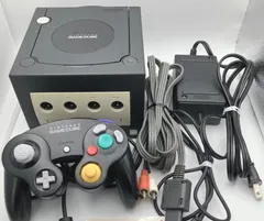 【動作品】ニンテンドーゲームキューブ 本体　コントローラー　セット　Nintendo GameCube Black Console Controller AC＆AV Cable Set Tested & Working