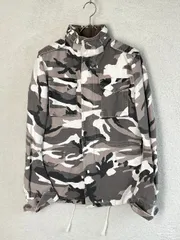 未使用 AKM M ホワイト×グレー M-65 COLD WEATHER フィールドジャケット