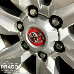 【松印】車種専用 ホイールエンブレムステッカー トヨタ ランドクルーザープラド TRJ150W GRJ150W GRJ151W  GDJ150W GDJ151W J150