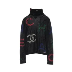 シャネル CHANEL ニット ココマーク アイコン 21N P70786K10215 カシミヤ シルク ニット レディース Used Aのサムネイル