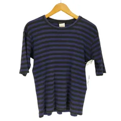 アニエスベーオム Agnes b.homme MADE IN FRANCE ボーダー柄カットソー メンズ JPN：1 