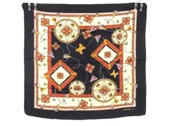 未使用級✨CELINE セリーヌ スカーフ マカダム柄 総柄 シルク100％ 未使用級✨CELINE セリーヌ スカーフ マカダム柄 総柄 シルク100