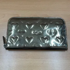 ■マークジェイコブス MARC JACOBS ラウンドファスナー長財布 ゴールド A25-1273