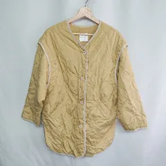 ◇ ⊇ BONLECILL 長袖 キルティングジャケット サイズF イエロー系 レディース E  【1409100057706】