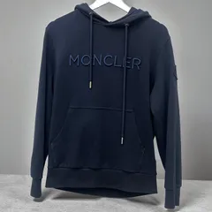 定価12万円！！☆新品未使用タグ付き☆ MONCLER Embroidery Logo Hoodie パーカー XS～XXL Navy Color ネイビー色