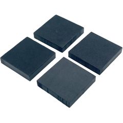 FJmark ゴム板 滑り止め 緩衝材 防振 防音 高さ調整 ゴム 4個セット (厚さ10mm 4個セット)