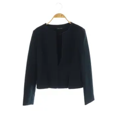 【極美品】YOKOCHAN　ヨーコチャン　ノーカラージャケット　黒　Sサイズ YOKO CHAN ヨーコチャン レディース ノーカラージャケット サイズ：38