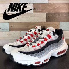 NIKE AIR MAX 95 ナイキ エア マックス 95 クイック ストライク ホワイト ブラック レッド 26.5cm U10945 DH9792-100