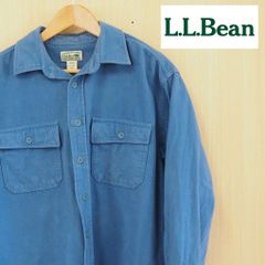 KP114《USA製》エルエルビーン ワークシャツ ネルシャツ 両ポケット 